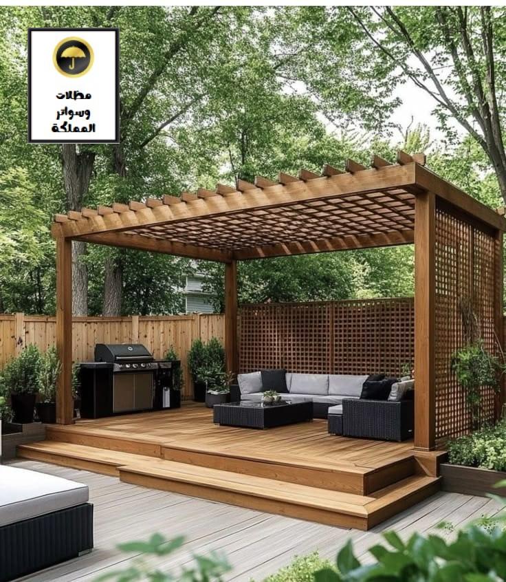 خطوات تركيب مظلة حدائق منزلية