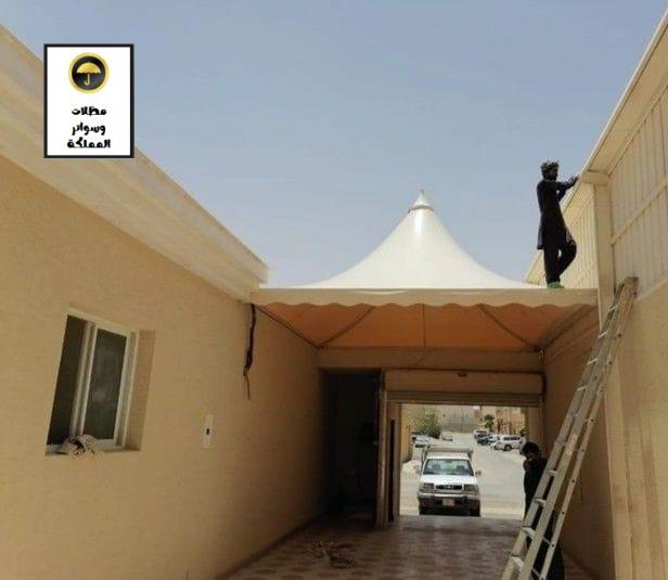 تركيب مظلات هرمية الرياض في حي وادي لبن  بأسعار تنافسية