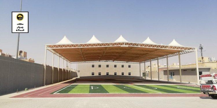 خطوات تركيب مظلات ملاعب الرياض