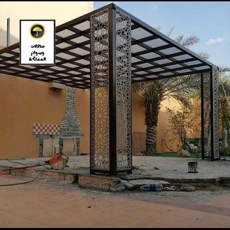 تركيب مظلات لكسان الرياض في حي الربيع