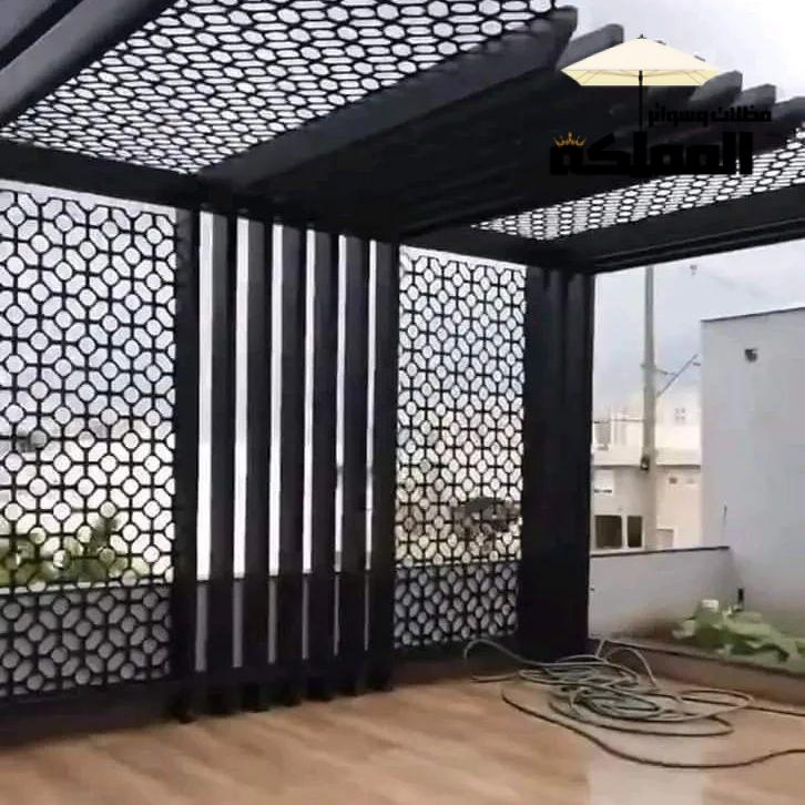 مظلات قص ليزر الرياض حي قرطبة | أفضل حلول الظل والتصميم الحديث