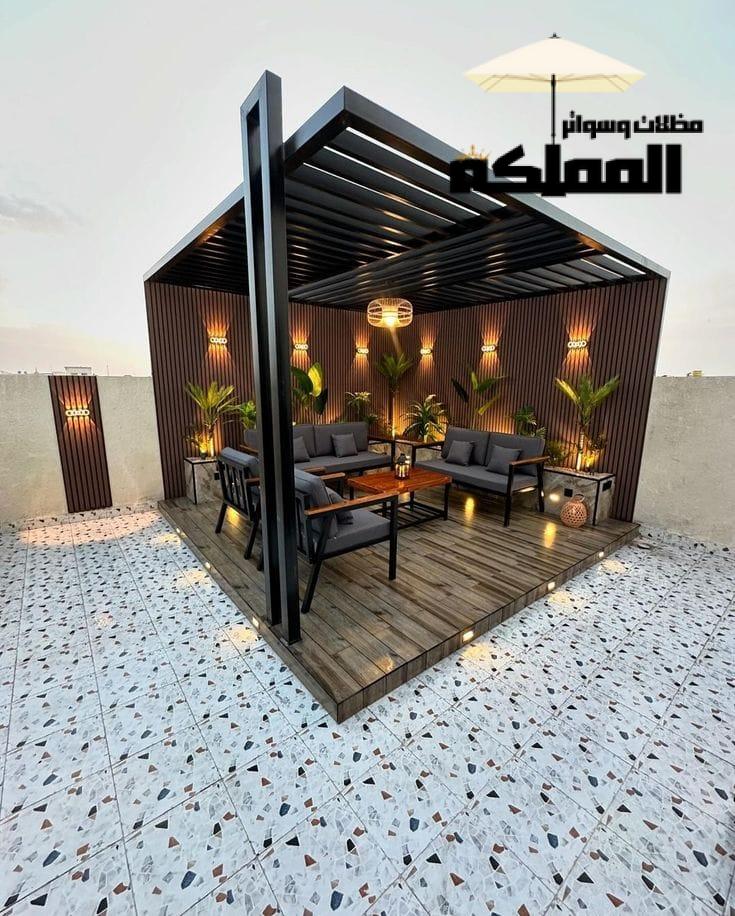 مظلات استراحات الرياض