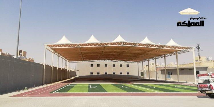 خطوات تركيب مظلات الملاعب